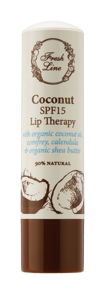 Бальзам для губ с маслом кокоса Coconut Lip Therapy SPF 15 #1