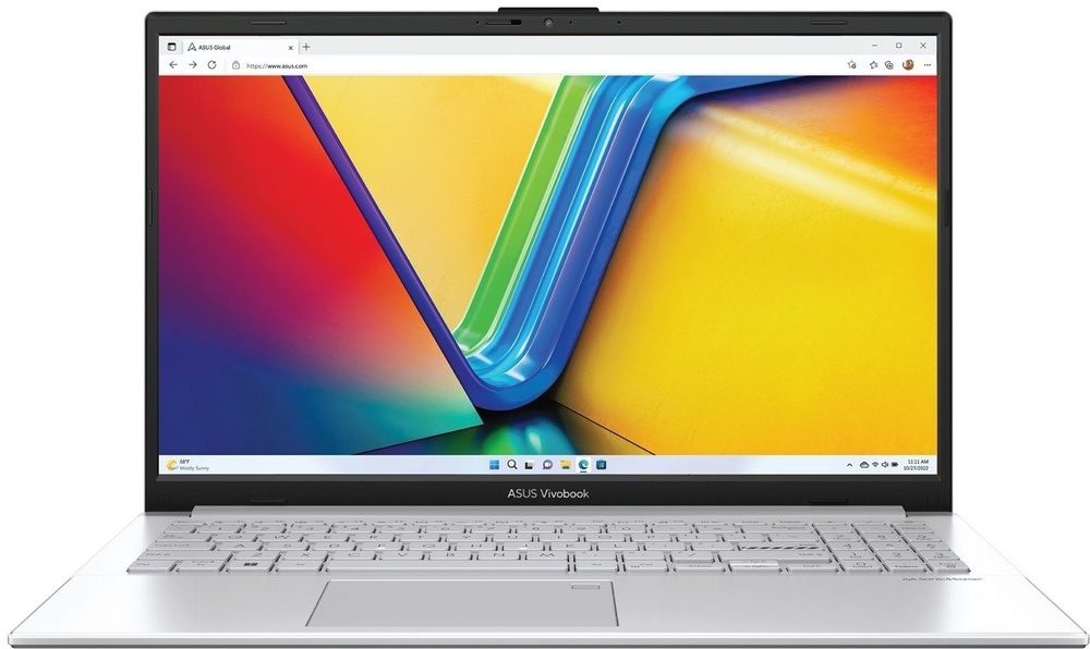 ASUS Vivobook Go 15 Ноутбук, AMD Ryzen 5 7520U, RAM 8 ГБ, Без системы, (90NB0ZR1-M016M0 ), серебристый #1