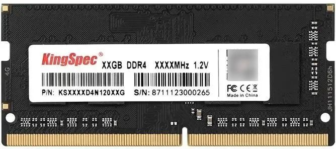 KingSpec Оперативная память Оперативная память KS3200D4N12004G DDR4 - 1x 4ГБ 3200МГц, для ноутбуков (SO-DIMM), #1