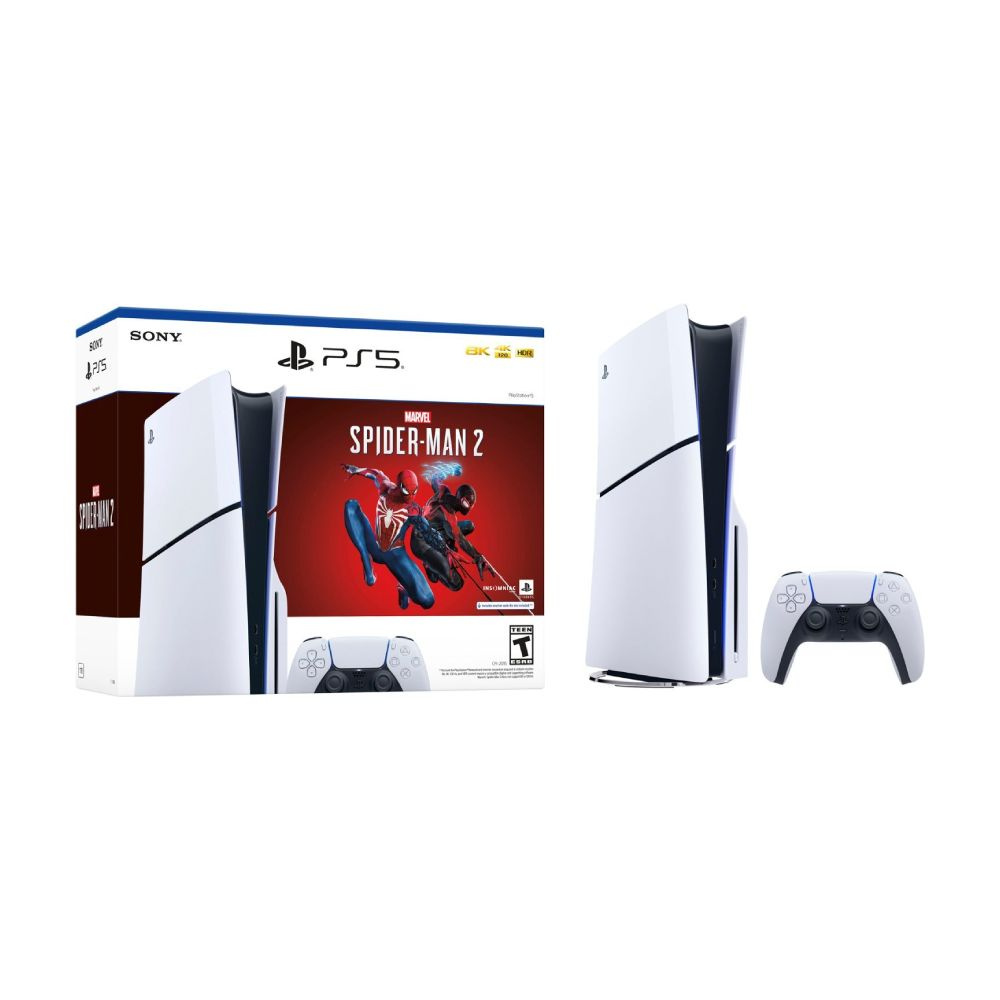 Игровая приставка Sony PlayStation 5 Slim (CFI-2000 A01) + Marvel Spider Man 2 (PS5) #1
