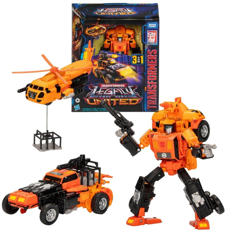 Трансформеры Игрушка Hasbro Transformers Объединенное наследие Класс лидеров G1 Triple Changer Sandstorm #1