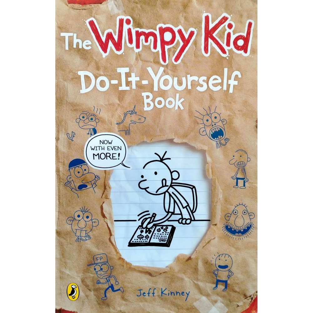 Diary of a Wimpy Kid Do-It-Yourself Book Дневник слабака на английском книга сделай сам | Кинни Джефф #1