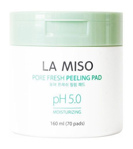 Очищающие и отшелушивающие пэды для лица Pore Fresh Peeling Pad pH5.0  #1