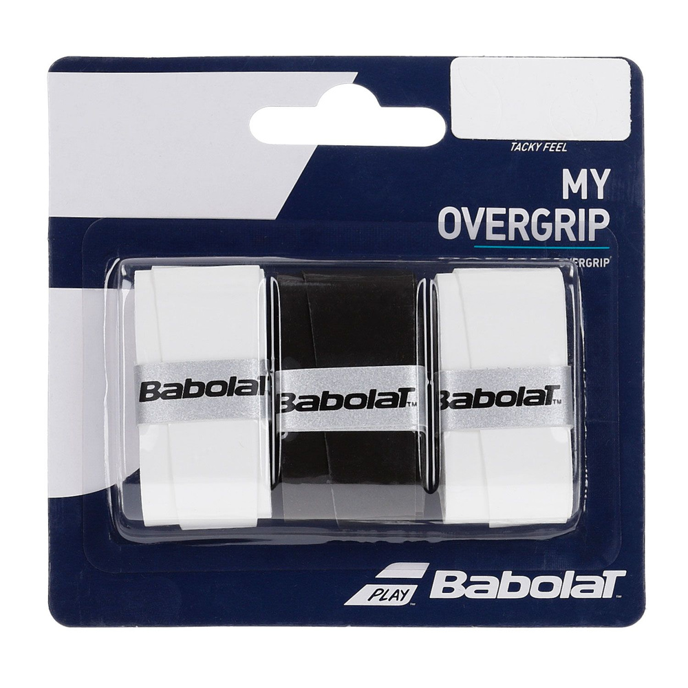 Обмотка для ручки Babolat Overgrip My OverGrip x3, White/Black #1