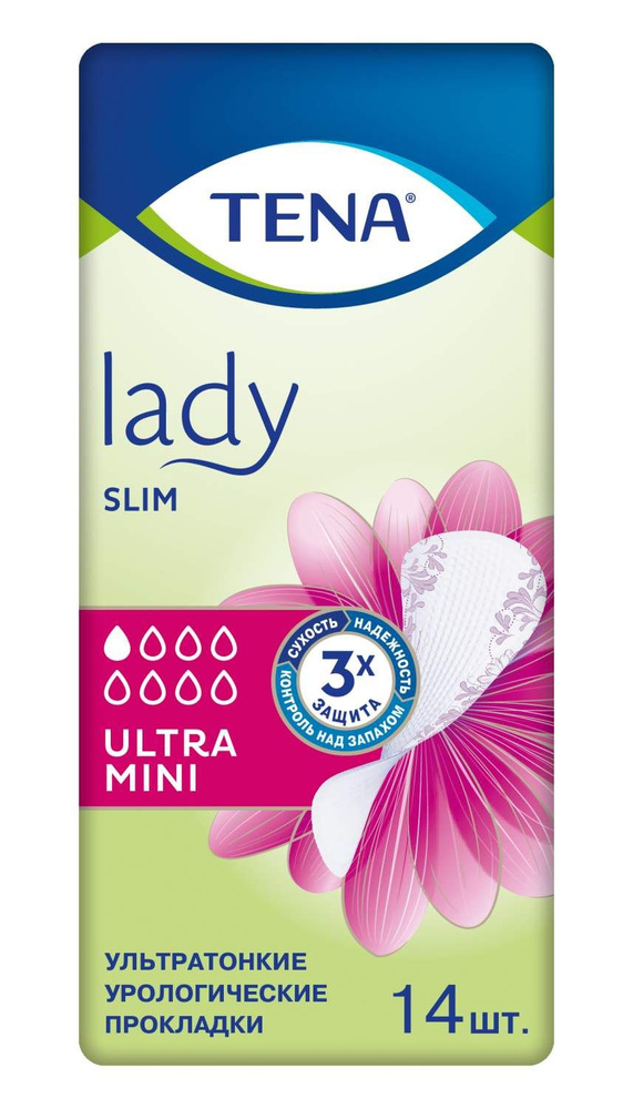 Tena Урологические прокладки Lady Slim Ultra Mini, 14 шт #1