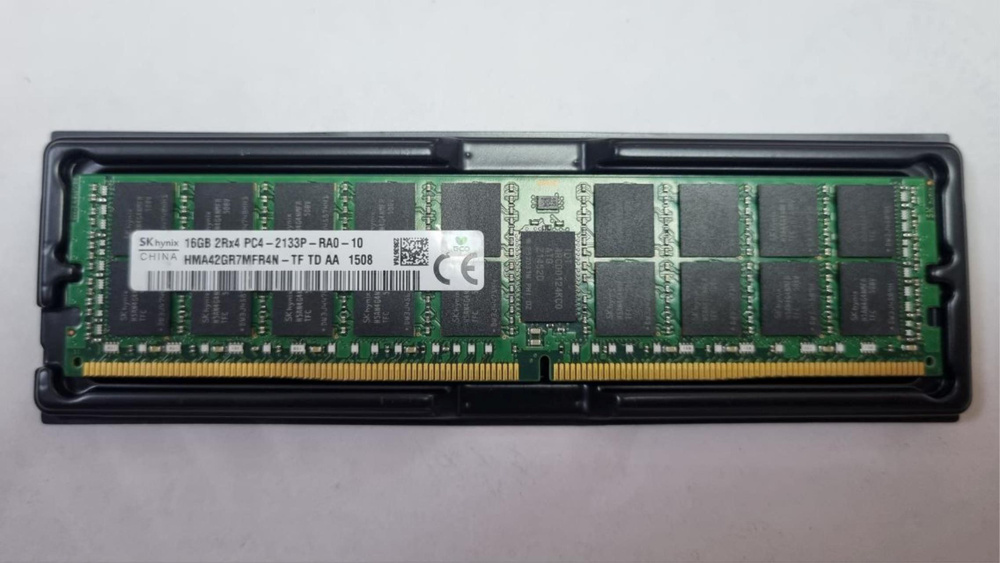 Hynix Оперативная память SK DDR4 ECC REG 16Gb 2133 HMA42GR7MFR4N-TF 1x16 ГБ (SK Hynix DDR4 ECC REG 16Gb #1