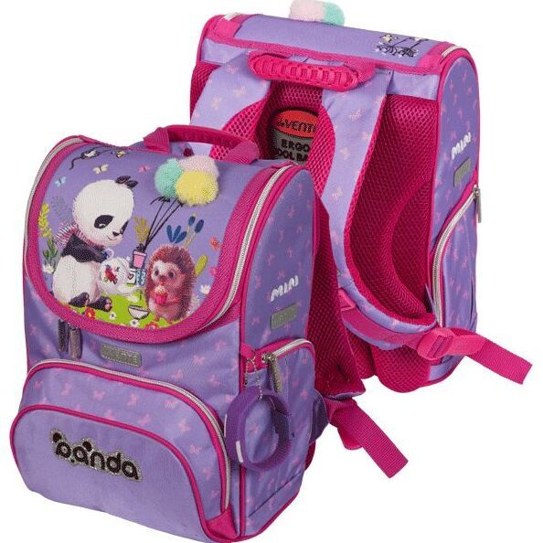 Ранец "deVENTE. Mini. Panda" школьный жесткий 35x26x20 см (14 л) вес 800 г  #1