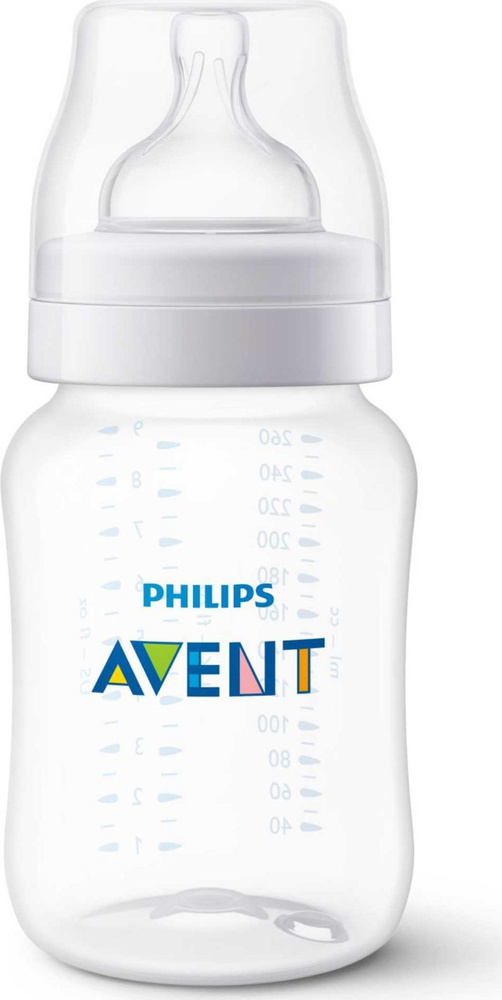 Бутылочка для кормления Philips Avent / Филипс Авент Anti-colic с соской из силикона, от 1 месяца 260мл #1