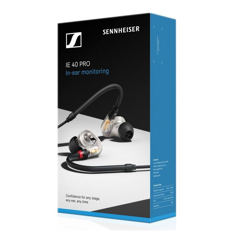 Проводные наушники Sennheiser IE 40 PRO, прозрачный #1