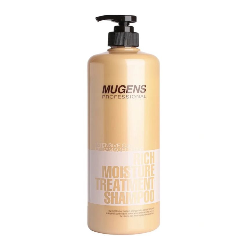 Welcos Mugens Rich Moisture Treatment Shampoo шампунь для волос увлажняющий (1000г.)  #1