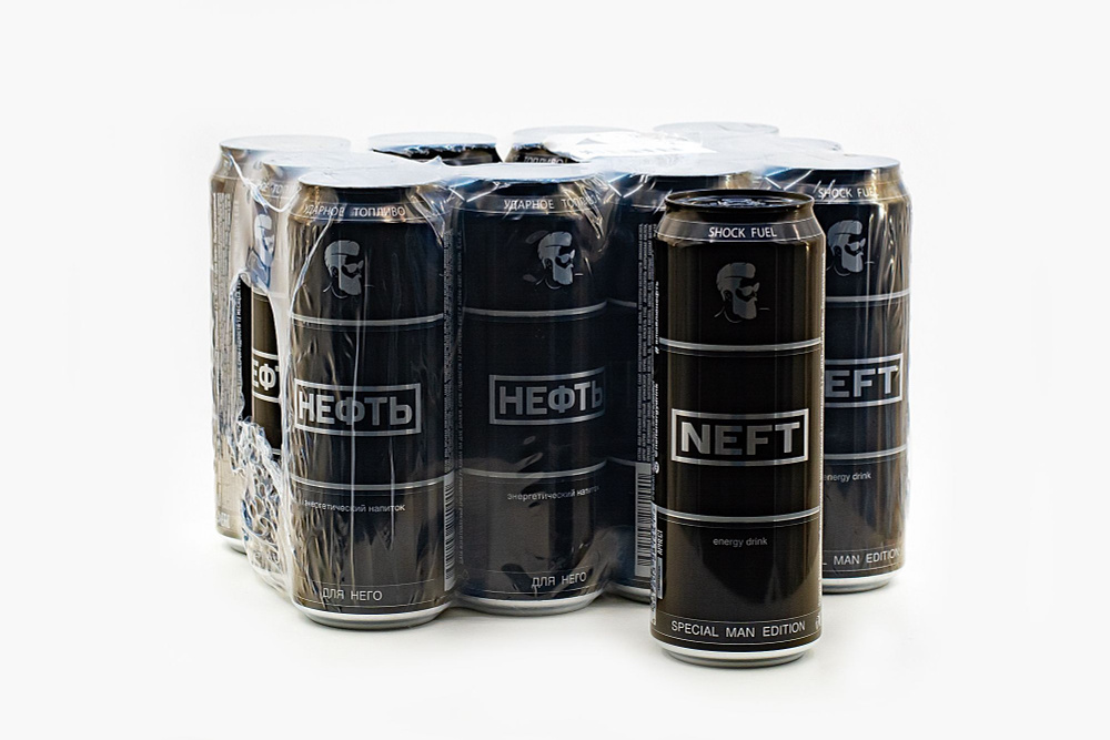 Напиток безалкогольный тонизирующий (энергетический) газированный "Для Него" 450 мл, т.з. NEFT Упаковка #1