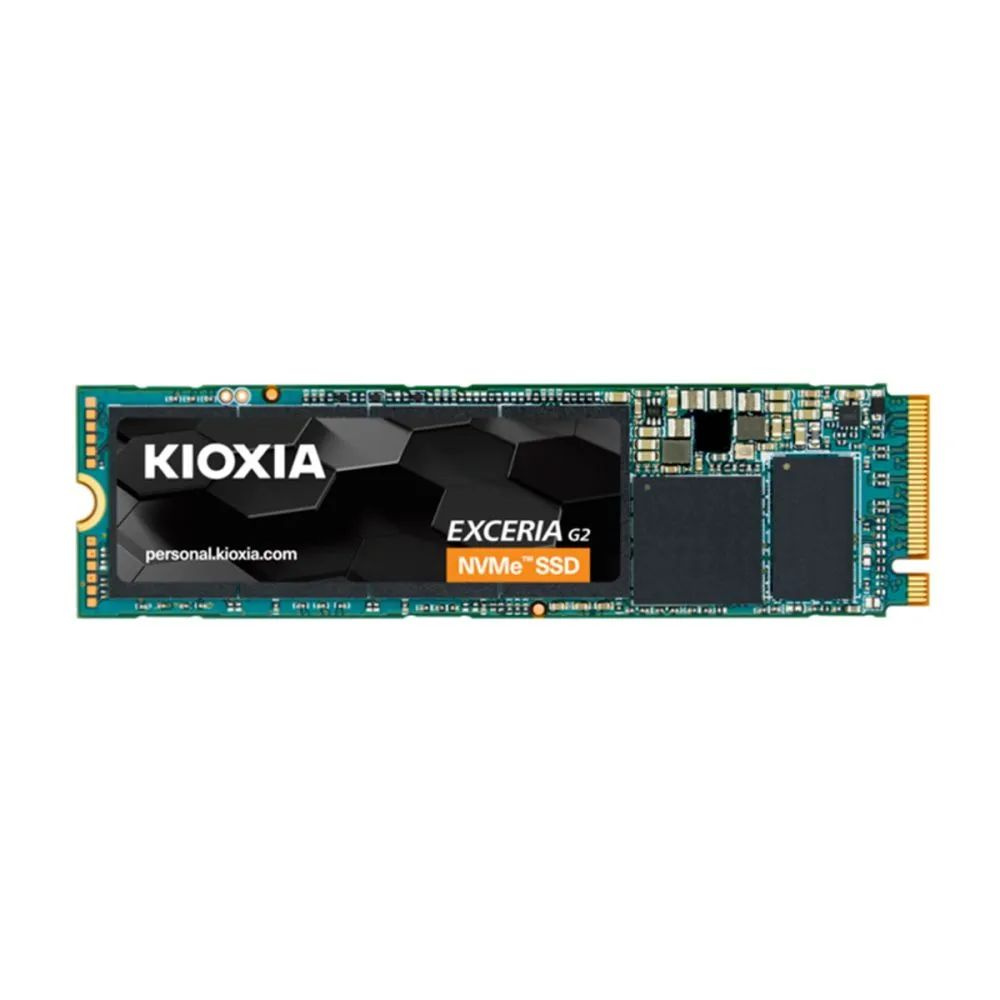 KIOXIA 500 ГБ Внутренний SSD-диск M.2 SSD-диск Kioxia EXCERIA 500ГБ, NVMe PCI-E 3.0 x4 (LRC10Z500GG8) #1