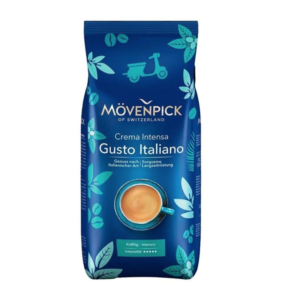 Кофе в зернах Movenpick Caffe Crema Gusto Italiano Intenso 1 кг #1