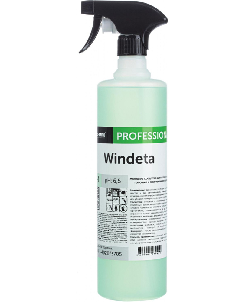 Pro-Brite / Профхимия для стекол и зеркал WINDETA, 1л #1