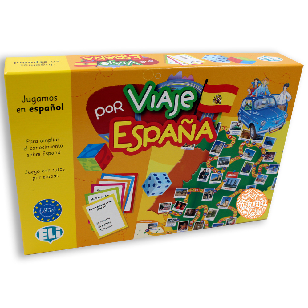 VIAJE POR ESPANA (A2-B1) / Обучающая игра на испанском языке "Путешествие по Испании"  #1