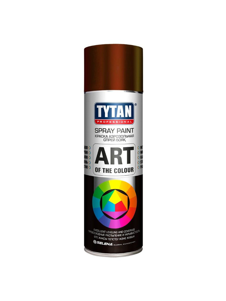 TYTAN PROFESSIONAL ART OF THE COLOUR краска аэрозольная, RAL8017, коричневая (400мл)  #1