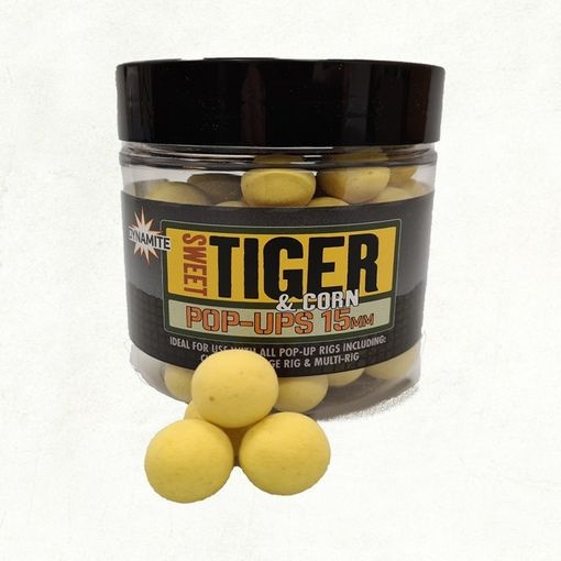 Бойлы Dynamite Baits Pop-Ups Sweet Tiger & Corn 15mm #1