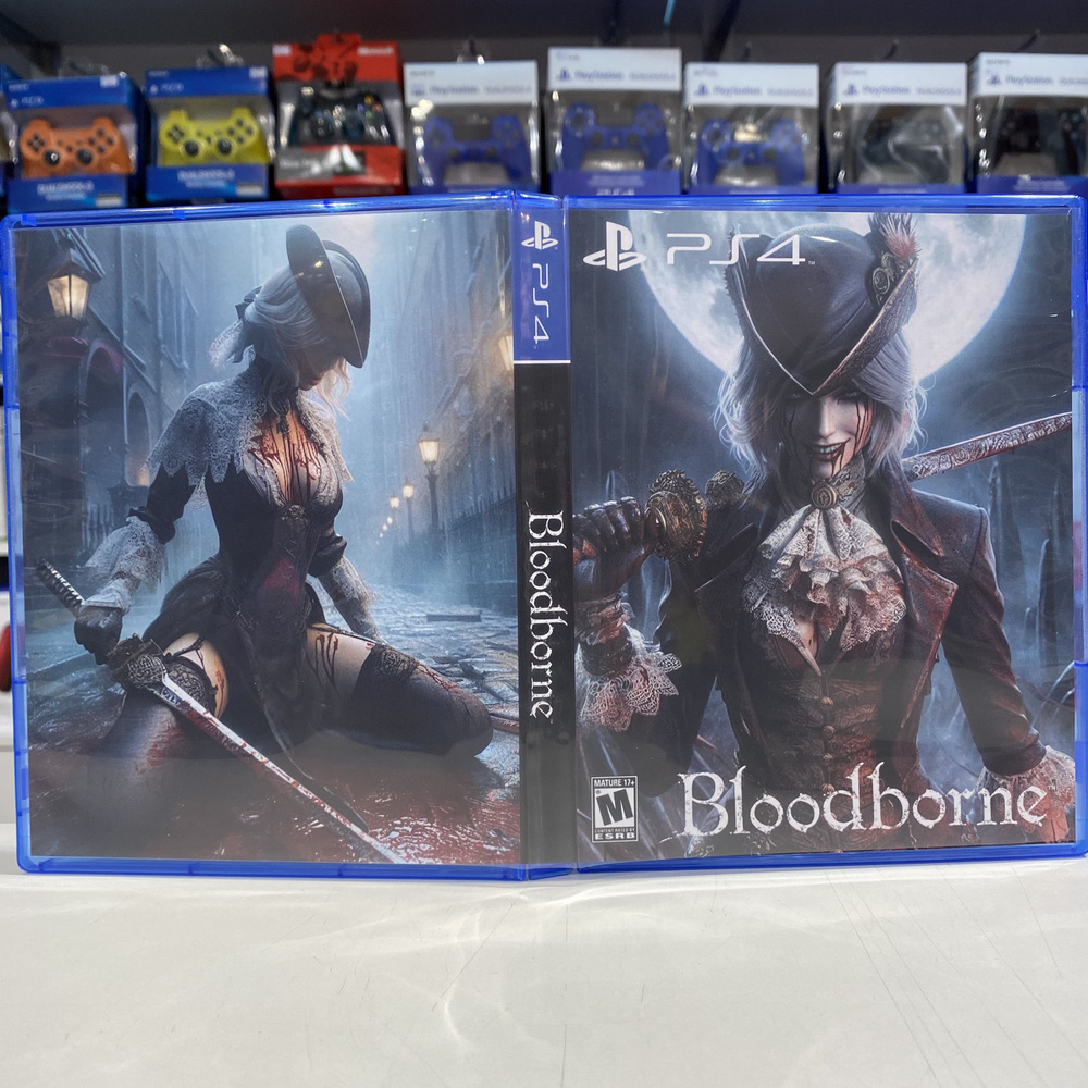 Игра "Bloodborne" PS4 - Кастомная обложка для диска #1