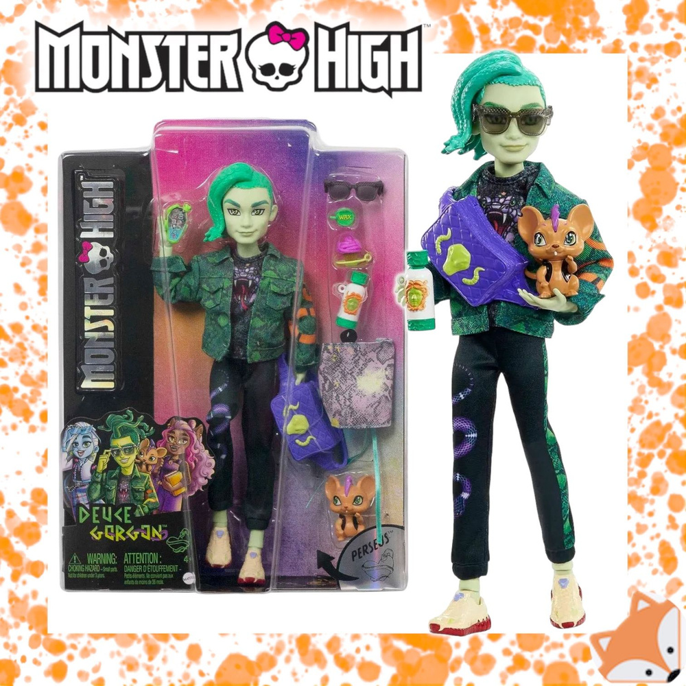 Кукла Monster High Deuce Gorgon Монстр Хай Дьюс Горгон HHK56 #1
