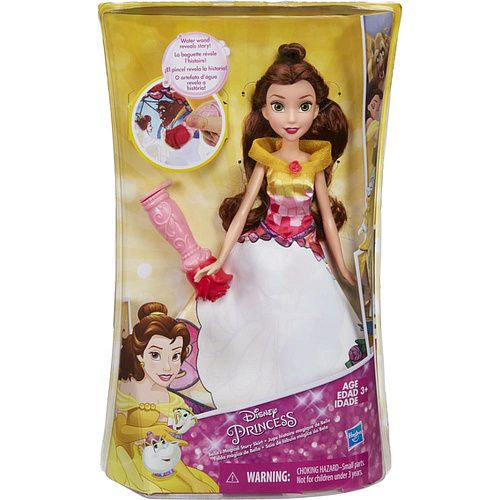 Кукла Hasbro Disney Princess B5295 Белль в юбке с проявляющимся принтом  #1