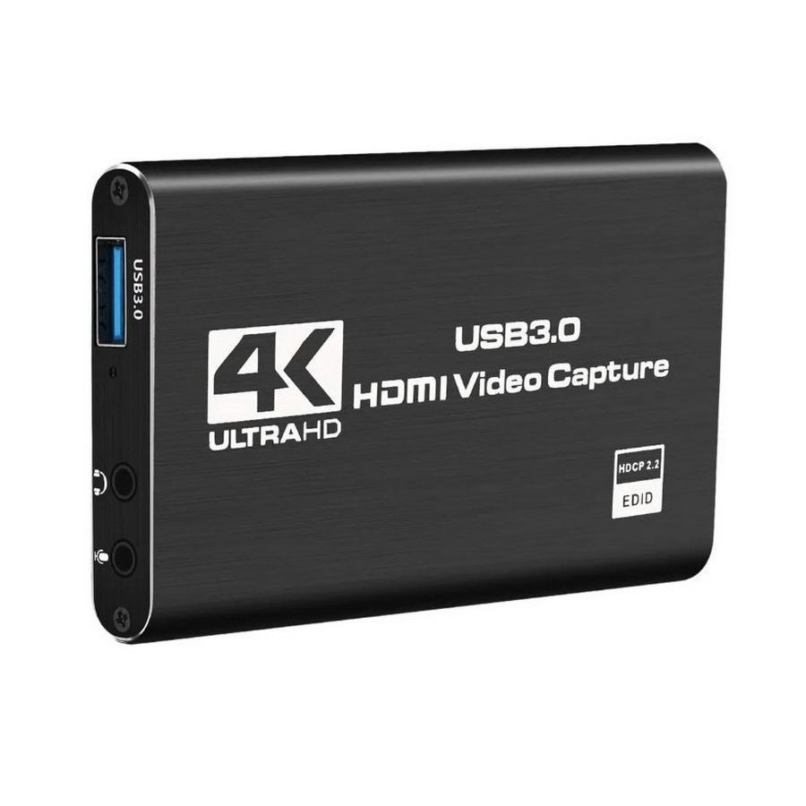 Карта видеозахвата USB3.0 - HDMI 4K, ver.06, черный #1