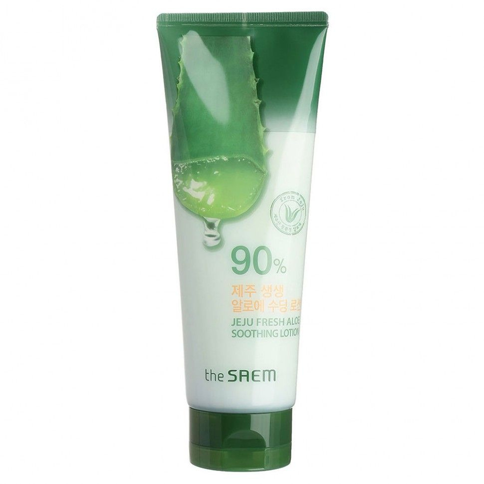 Гель с алоэ универсальный увлажняющий The Saem Jeju Fresh Aloe Soothing Gel 90%, 250 мл.  #1