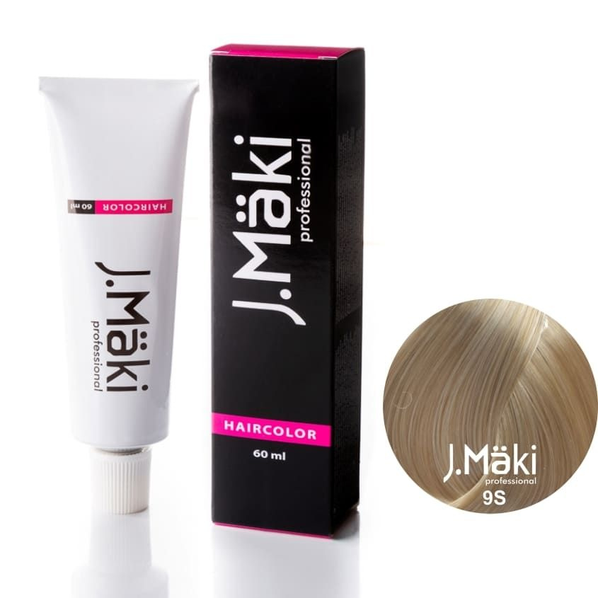 J.Maki 9S Песочный блондин cтойкий краситель для волос 60 мл #1