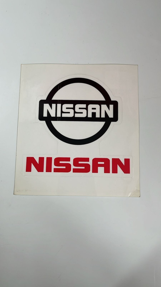 Наклейка логотипа Nissan 12х12 #1