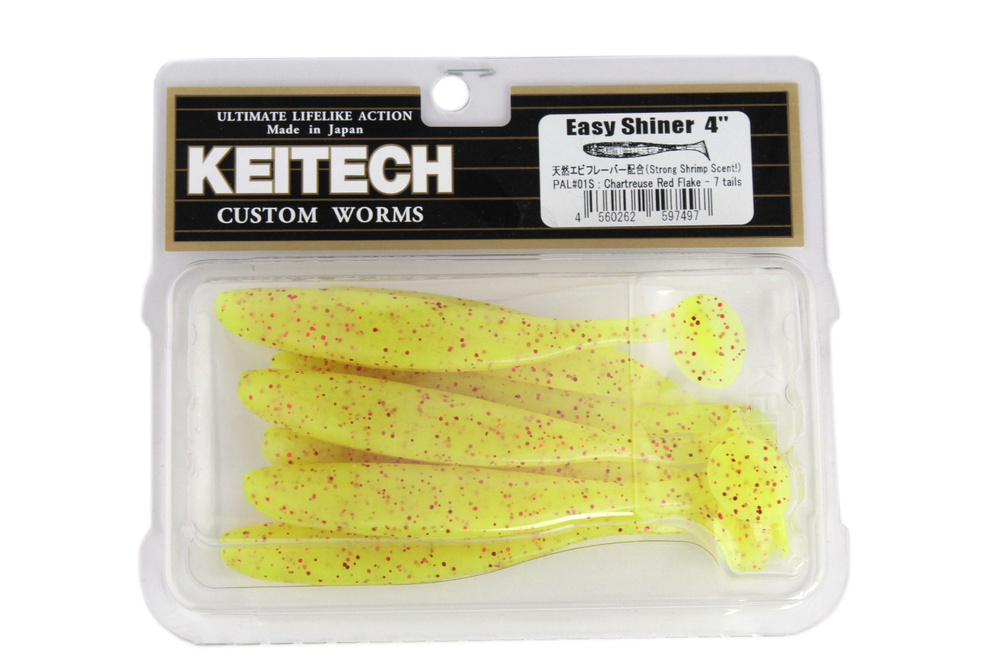 Приманка Keitech виброхвост Easy shiner 4" Pal 01 #1