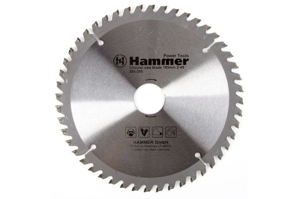 Диск пильный твердосплавный по ламинату Hammer Flex 205-205 CSB PL 185мм*30 мм, 48 зуб.  #1