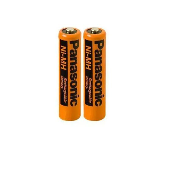 Аккумуляторные батарейки типа ААА Panasonic 630 mAh, 1,2 V, Ni-MH 2 шт.  #1