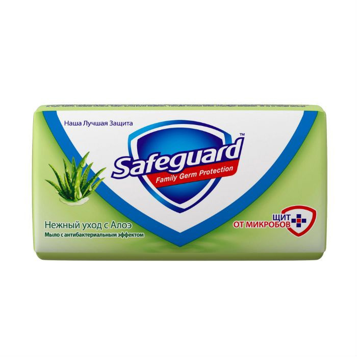 Safeguard Твердое мыло Нежный уход, с алоэ, 90 гр #1