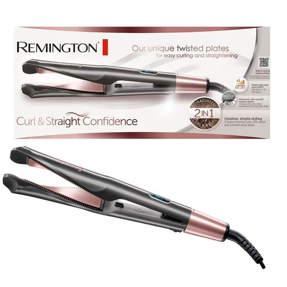 Выпрямитель для волос Remington Curl & Straight Confidence S6606 #1