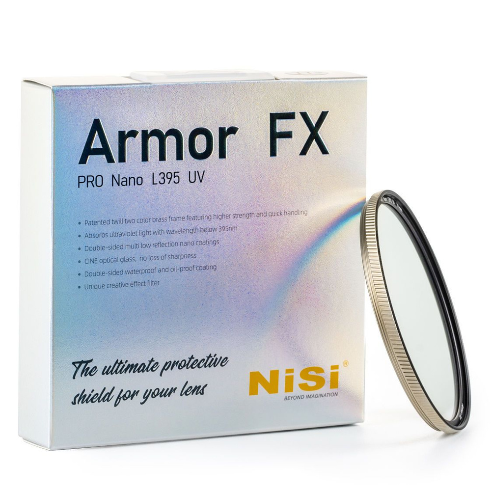 Светофильтр Nisi Armor FX PRO Nano L395 UV 58mm ультрафиолетовый #1