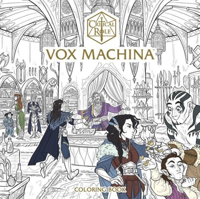 Critical role: vox machina coloring book #1