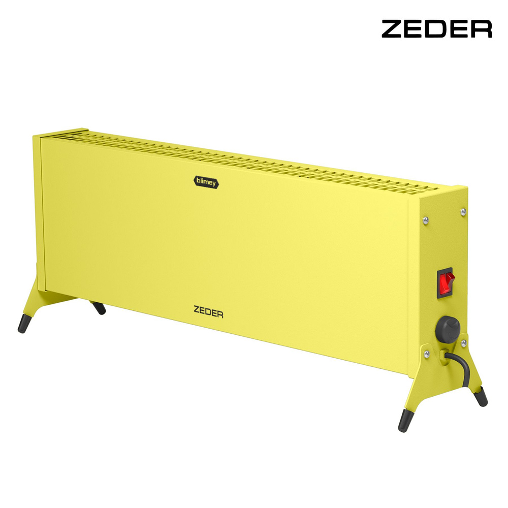 Конвектор электрический ZEDER 20MX-12 YELLOW, серия Blimey. Механическое управление  #1