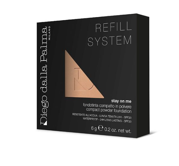 DIEGO DALLA PALMA MILANO Пудра для лица компактная водостойкая Stay On Me Refill System SPF20, № 54 6 #1