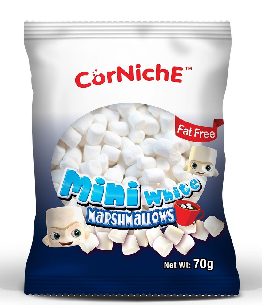 Мини Маршмеллоу Белый CORNICHE (Marshmallows White) 70 г #1