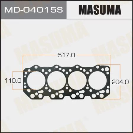 Masuma Прокладка ГБЦ, арт. MD-04015S, 1 шт. #1