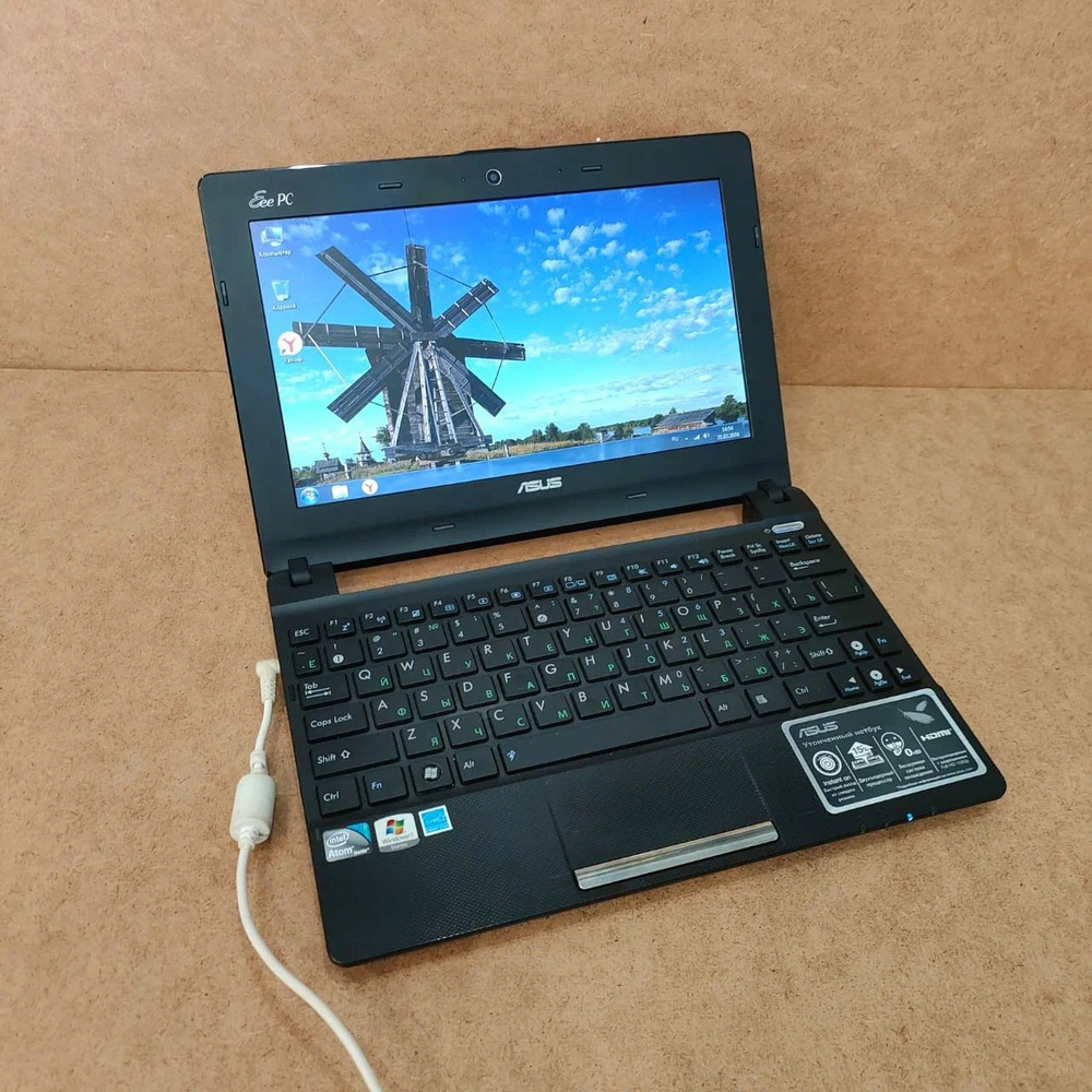 ASUS X101CН Ноутбук 10", Intel Atom N2600, RAM 1 ГБ, SSD, Intel GMA, Windows Home, черный  #1
