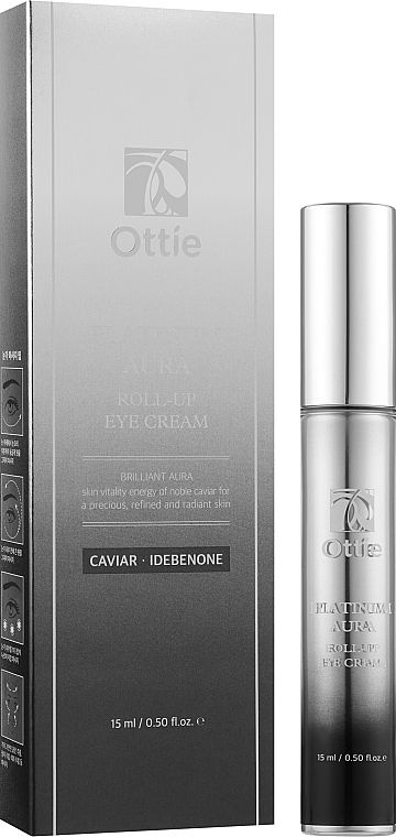 OTTIE Омолаживающий крем-роллер для кожи вокруг глаз Platinum Aura Roll-Up Eye Cream  #1