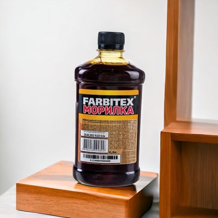 Морилка для дерева водная FARBITEX, Палисандр, 0,5 л #1