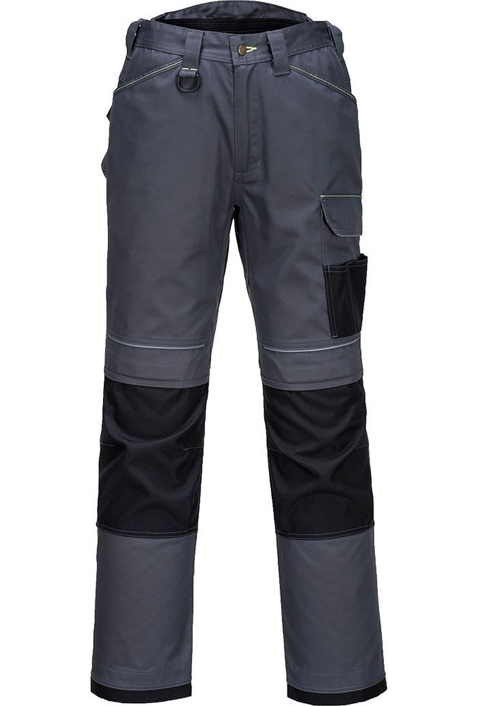 Рабочие брюки Portwest T601, серый черный #1