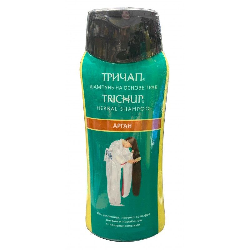 Trichup Herbal Shampoo ARGAN, Vasu (ТРИЧУП (ТРИЧАП) шампунь на основе трав, АРГАН, Васу), 200 мл.  #1