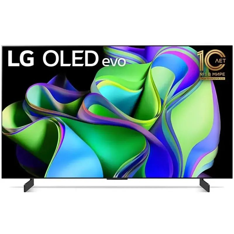 LG Телевизор OLED42C4RLA.ARUB 42" 4K HDR, черный #1