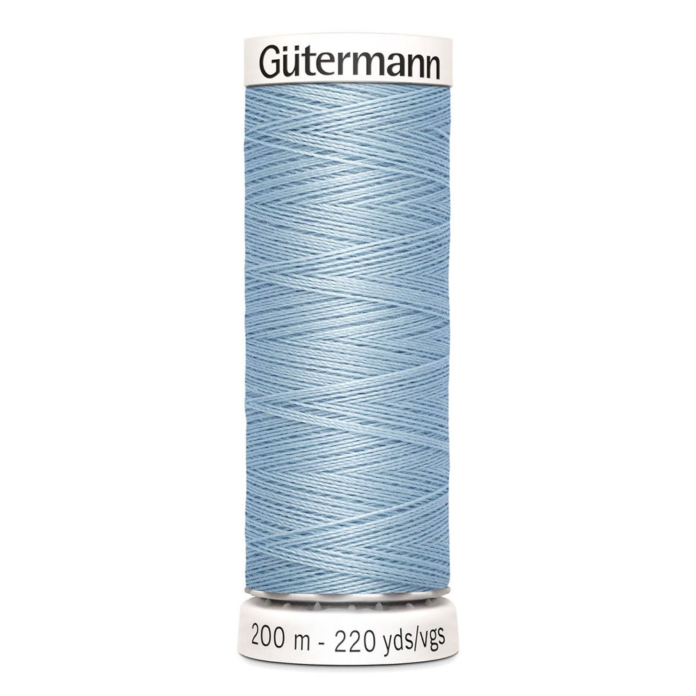 Нить Gutermann, Sew-All 100/200м для всех материалов, 100% п/э, цвет 75 бледно-джинсовый  #1