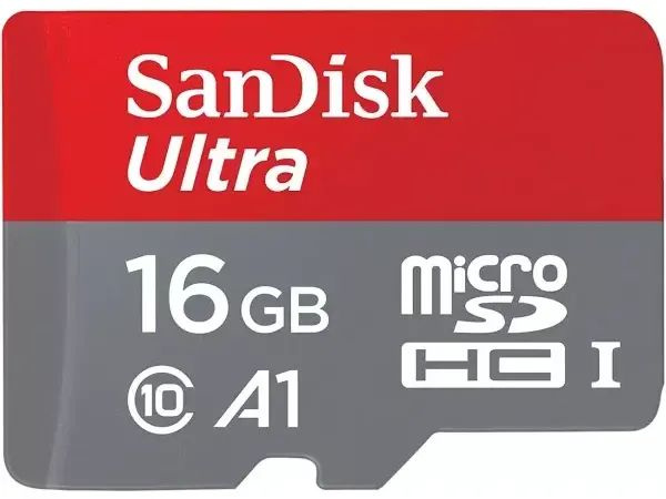 Карта памяти 16Gb MicroSD SanDisk Ultra (SDSQUAR-016G-GN6MN), SDSQUAR-016G-GN6MN #1