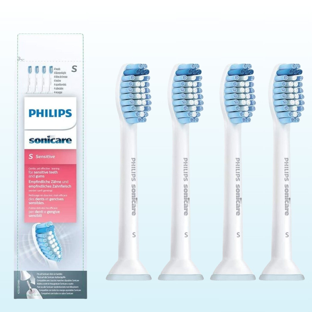 Стандартные звуковые головки для зубных щеток Philips Sonicare Sensitive HX6053/64  #1