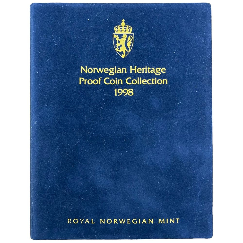 Норвегия, набор монет 50 эре, 1, 5, 10, 20 крон "Norwegian Heritage Proof Coin Collection" 1998 г.  #1