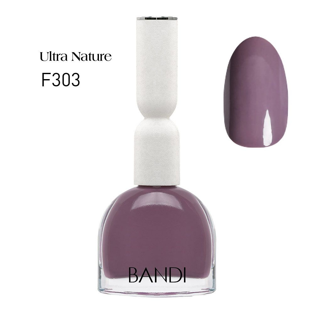 Лак для ногтей BANDI Ultra Nature, Ash Purple, F303s, 10 мл #1